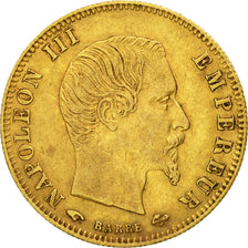 Coin, France, Napoleon III, 5 Francs, 1859, Paris, AU(50-53), Gold, Gadoury:1001