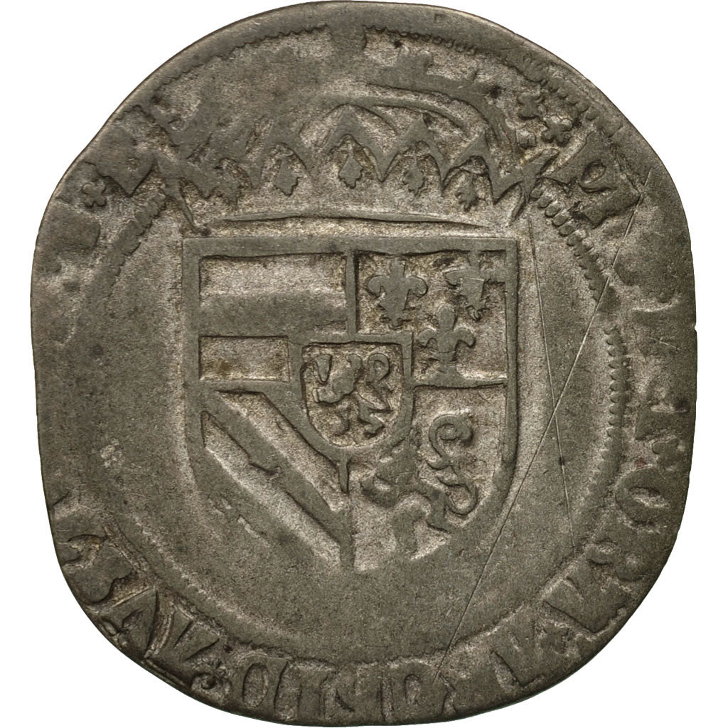 Coin, Belgium, BRABANT, Philippe le Beau, Patard, Anvers, VF(20-25), Billon