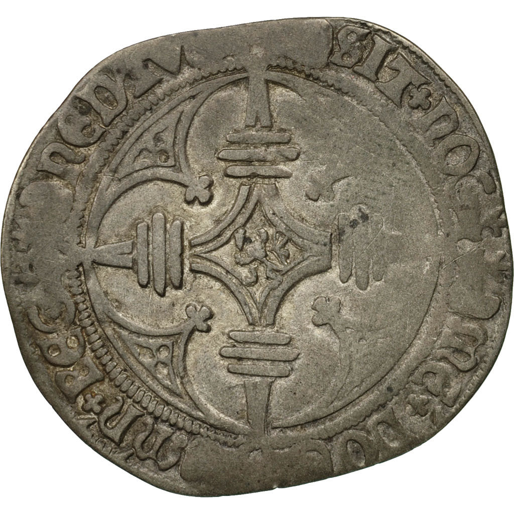 Coin, Belgium, BRABANT, Philippe le Beau, Patard, Anvers, VF(20-25), Billon