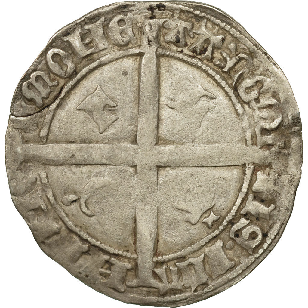 Moneta, Francia, Flanders, Double Gros, MB, Argento, Boudeau:2260