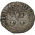 Moneta, Francia, Comtat-Venaissin, Nicolas V, Denarius, MB, Argento