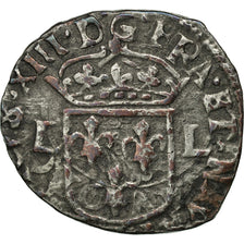 Munten, Frankrijk, Louis XIII, Faux douzain Huguenot, ZF, Billon
