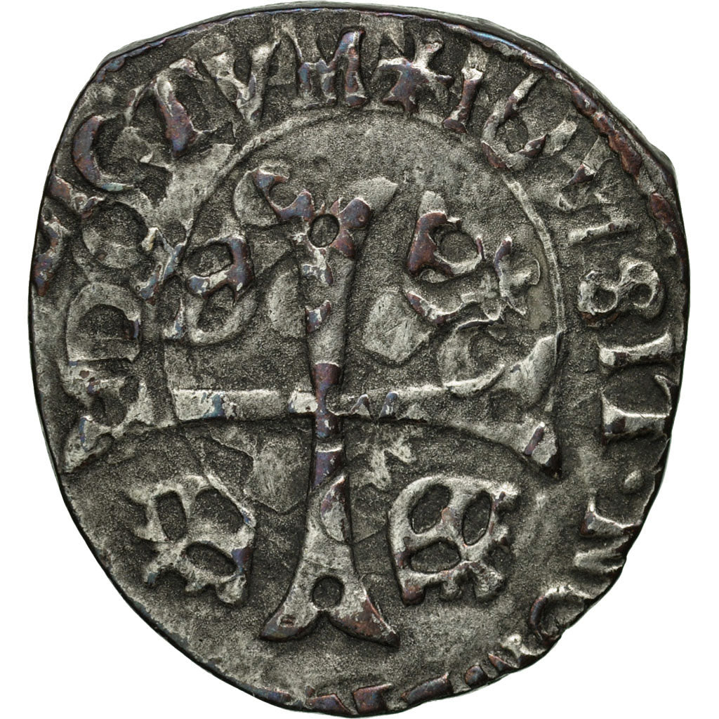 Munten, Frankrijk, Louis XIII, Faux douzain Huguenot, ZF, Billon