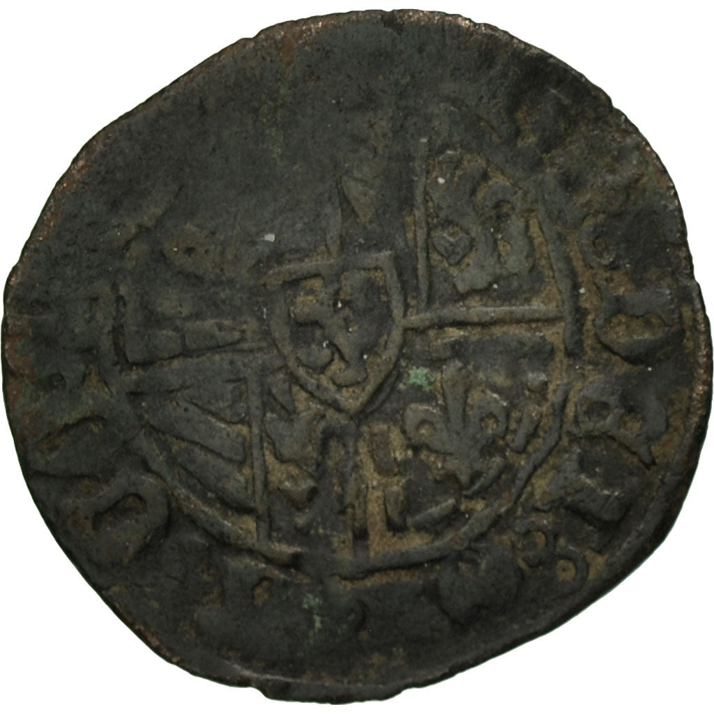 Monnaie, Belgique, Flandre, Philippe le Bon, Double Mite, Bruges, TB, Argent