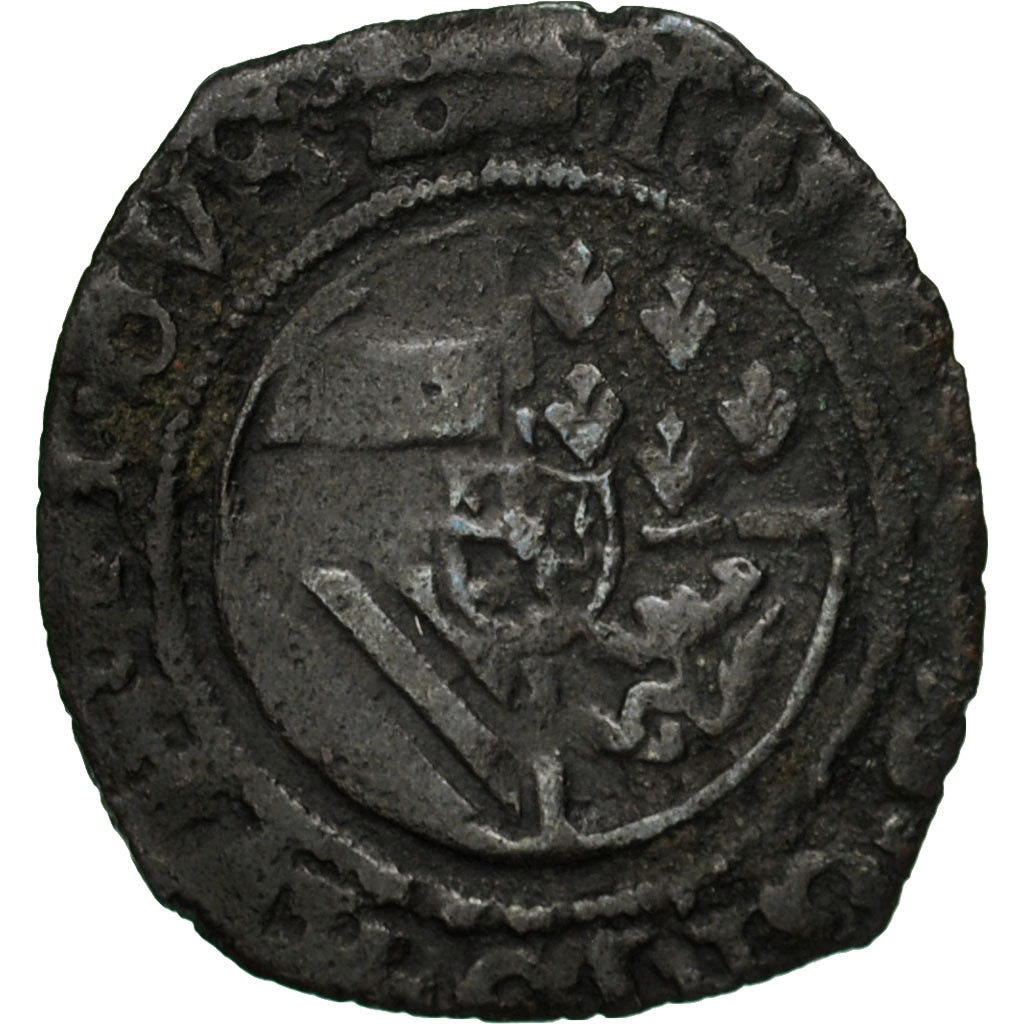 Coin, Belgium, Flanders, Philippe le Bon, Double Mite, Bruges, VF(20-25)