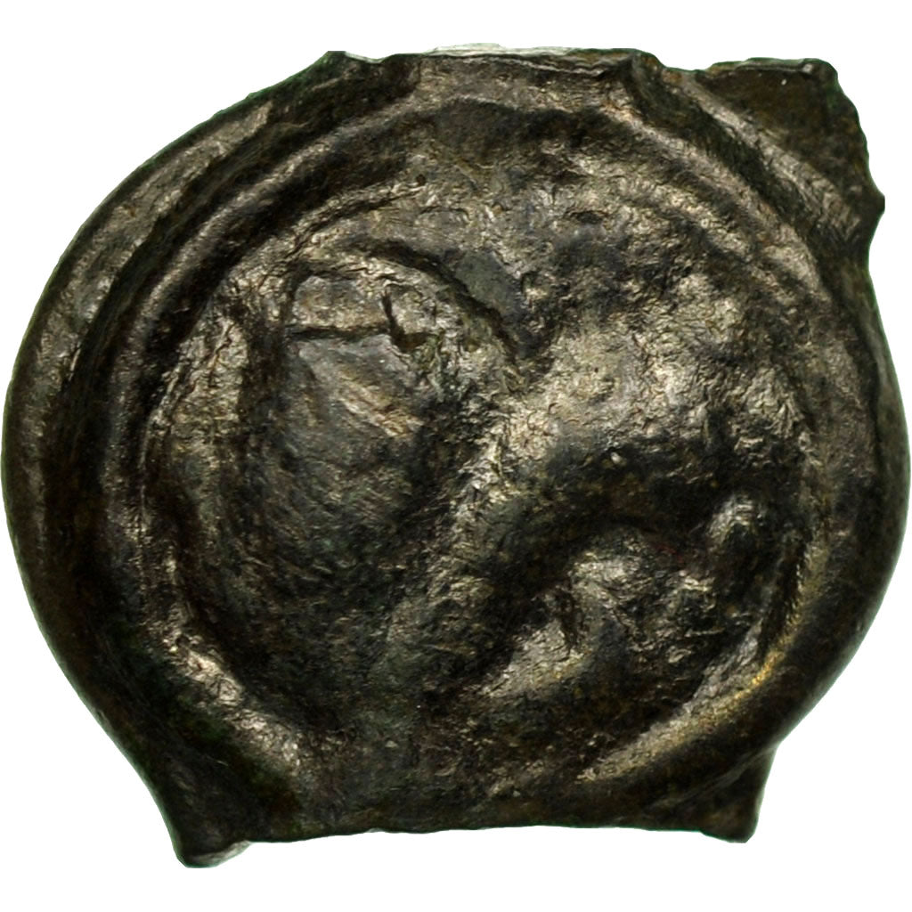 Coin, Bituriges, Potin au Sawastika, Unpublished, EF(40-45), Delestrée:manque.