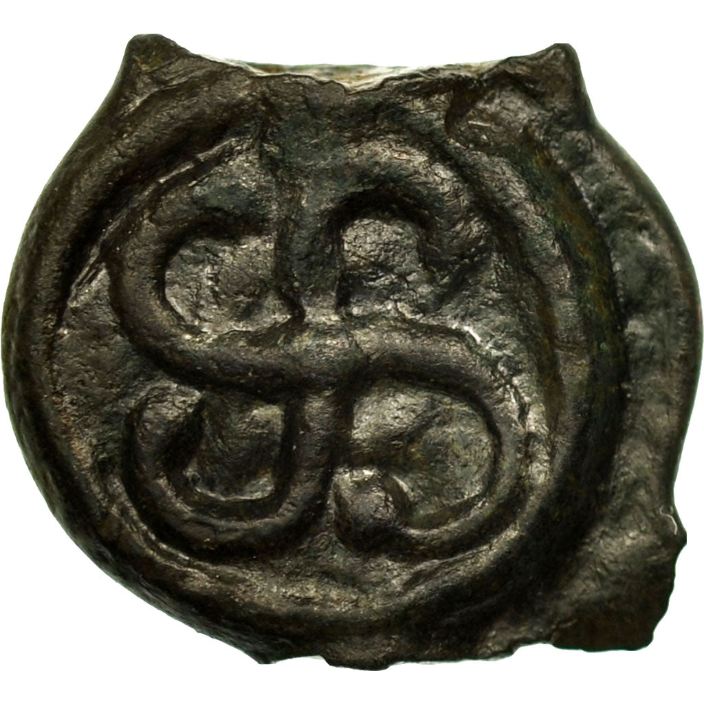 Coin, Bituriges, Potin au Sawastika, Unpublished, EF(40-45), Delestrée:manque.