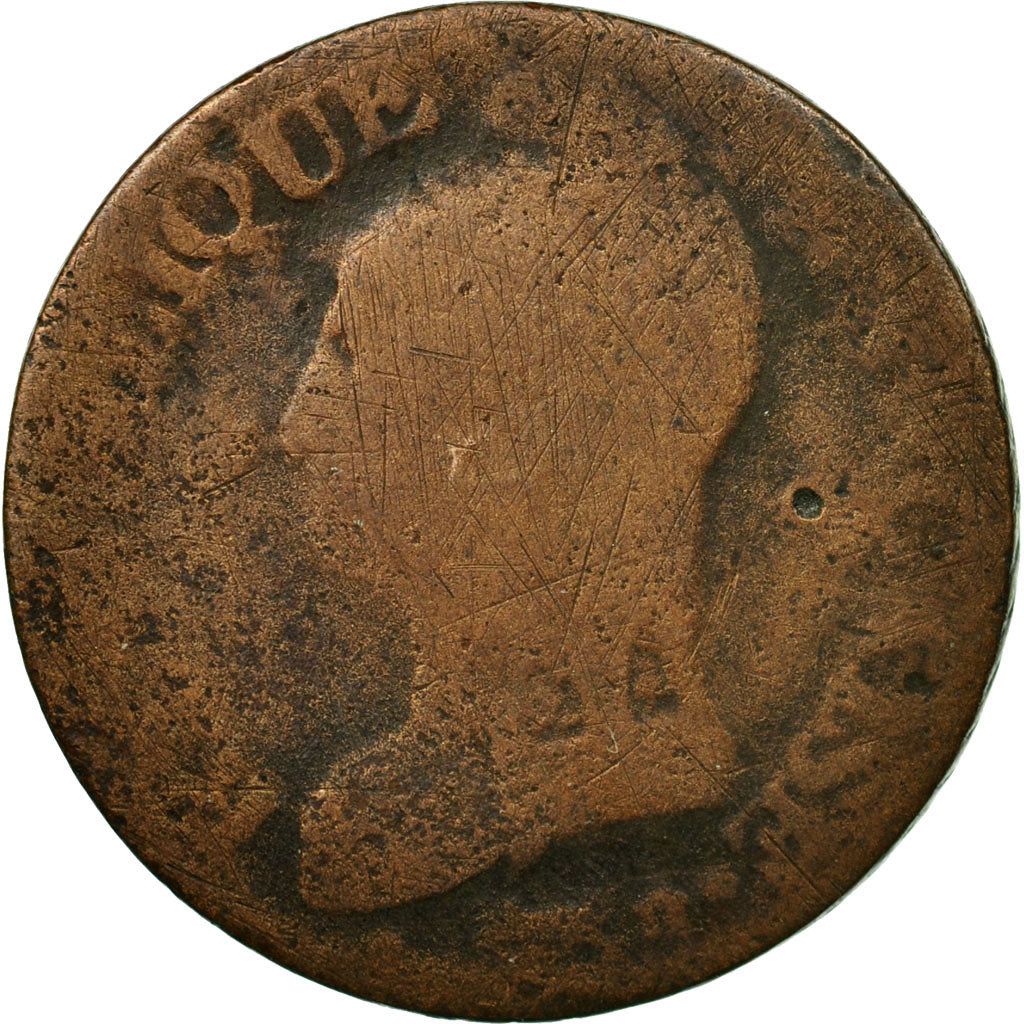 Moneta, Francia, Dupré, 5 Centimes, AN 8, Metz, B+, Bronzo, KM:640.2