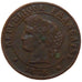 FRANCE, Cérès, Centime, 1878, Bordeaux, KM #826.2, EF(40-45), Bronze, Gadoury #.