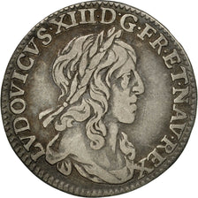 Monnaie, France, Louis XIII, 1/12 Ecu, 1642, Paris, 1er poinçon de Warin, TB+