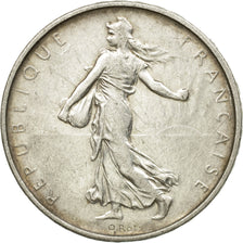 Moneta, Francia, Semeuse, 5 Francs, 1962, BB+, Argento, KM:926, Gadoury:770