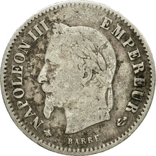 Coin, France, Napoleon III, 20 Centimes, 1867, Paris, VF(20-25), Silver