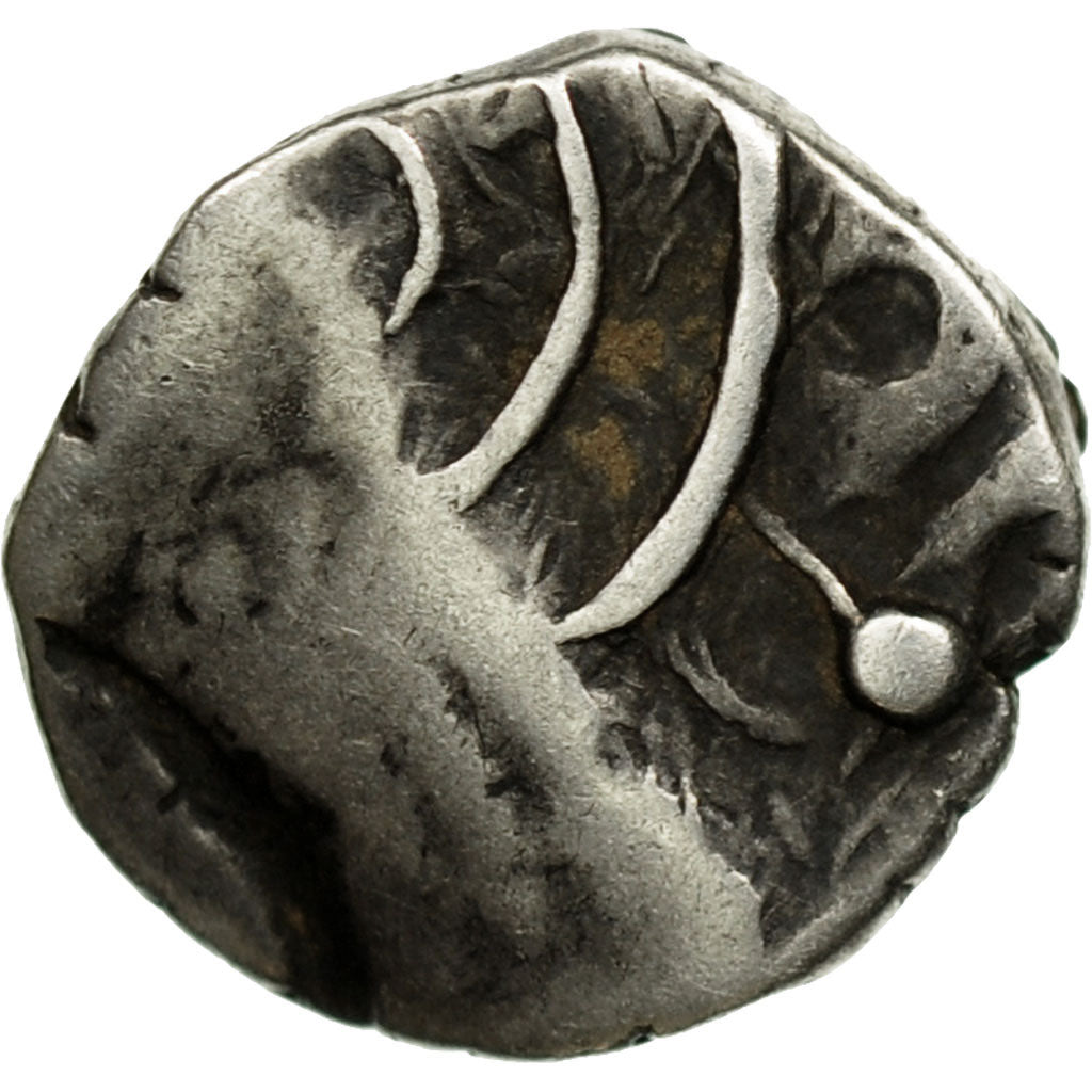 Coin, Cadurci, Drachme à la tête triangulaire, VF(30-35), Silver