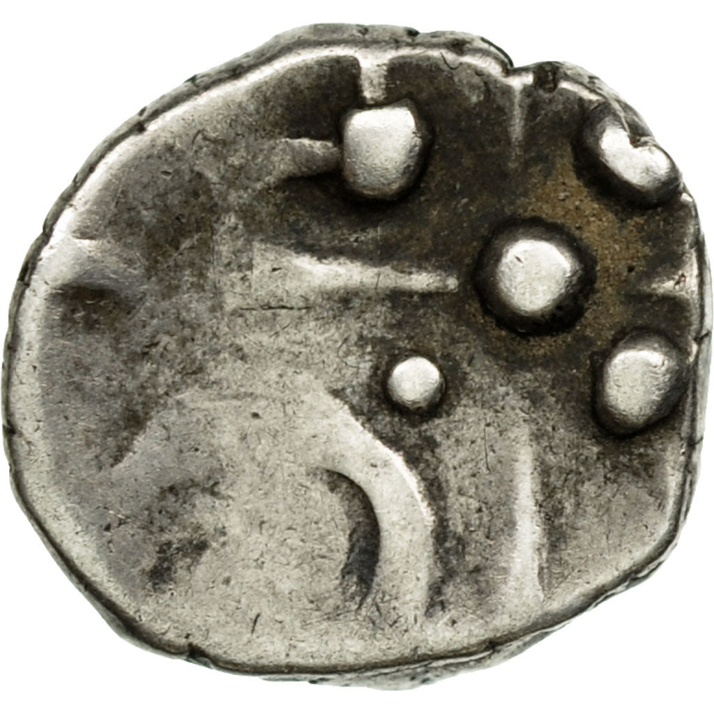 Coin, Cadurci, Drachme à la tête triangulaire, VF(30-35), Silver