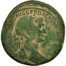 Coin, Trajan, Sestertius, 98-117, Rome, VG(8-10), Bronze