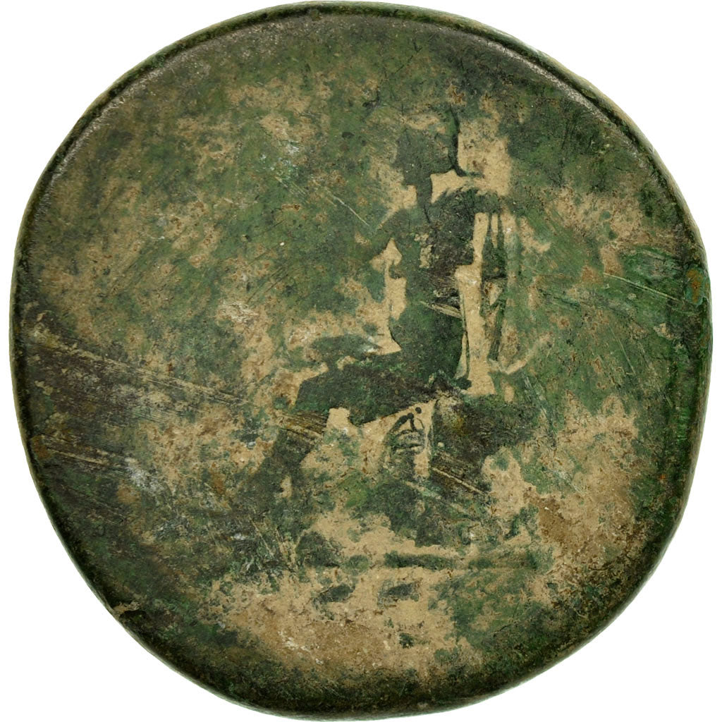 Coin, Trajan, Sestertius, 98-117, Rome, VG(8-10), Bronze