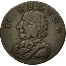 Coin, Great Britain, Isaac Newton, Farthing Token, 1793, VF(30-35), Copper