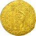Moneta, Francia, Charles V, Franc à pied, BB, Oro, Duplessy:360A