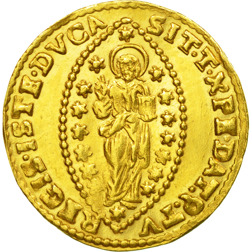 Coin, Italy, VENICE, Alvise II Mocenigo, Zecchino, AU(50-53), Gold
