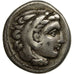 Moneda, Kingdom of Macedonia, Alexander III, Drachm, Miletos, BC+, Plata