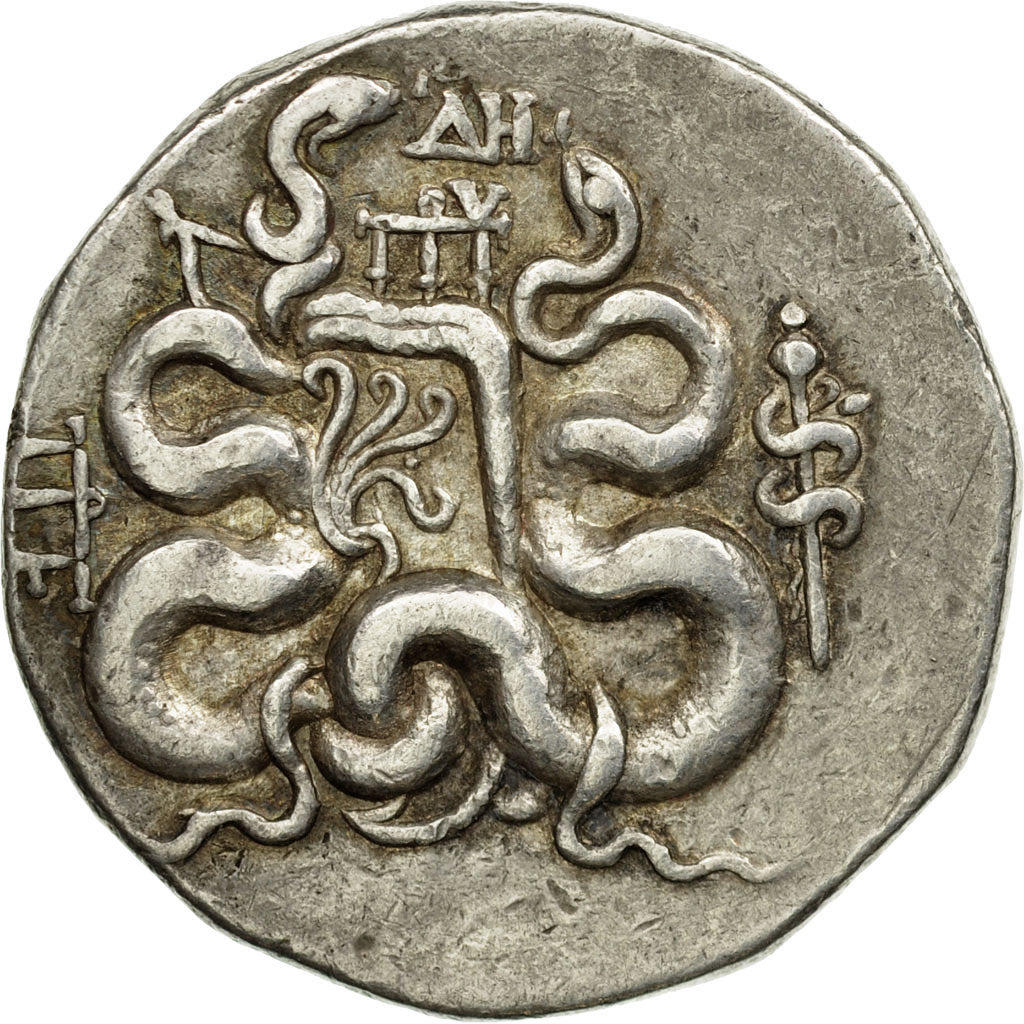 Moneta, Mysia, Pergamon, Cistophorus, BB, Argento, SNG France:1732-3