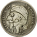 Moneda, Francia, Napoleon III, 50 Centimes, 1866, Bordeaux, Satirique, BC+