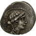 Acilia, Denarius, 49 BC, Rome, Silver, AU(50-53), Crawford:442/1a