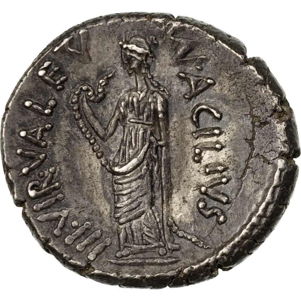 Coin, Acilia, Denarius, Rome, AU(55-58), Silver, Crawford:442/1a