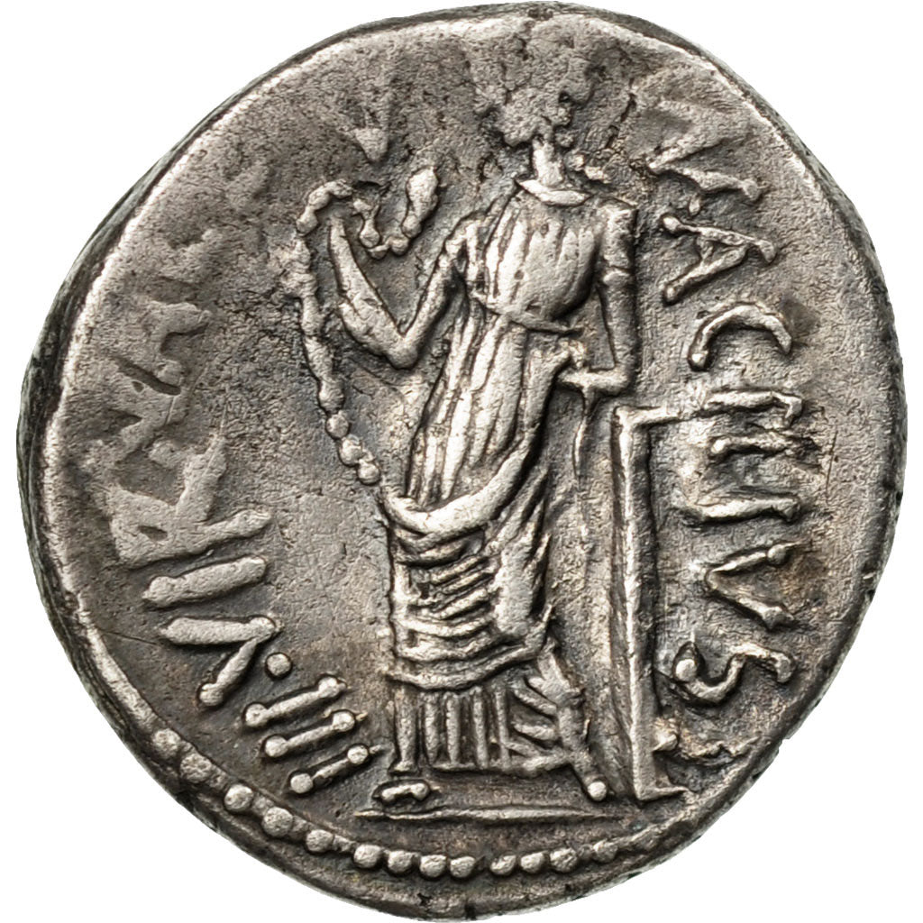 Coin, Acilia, Denarius, Rome, AU(50-53), Silver, Crawford:442/1a