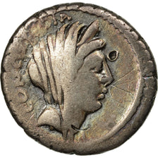 Coin, Mussidia, Denarius, Rome, VF(20-25), Silver, Crawford:494/42a