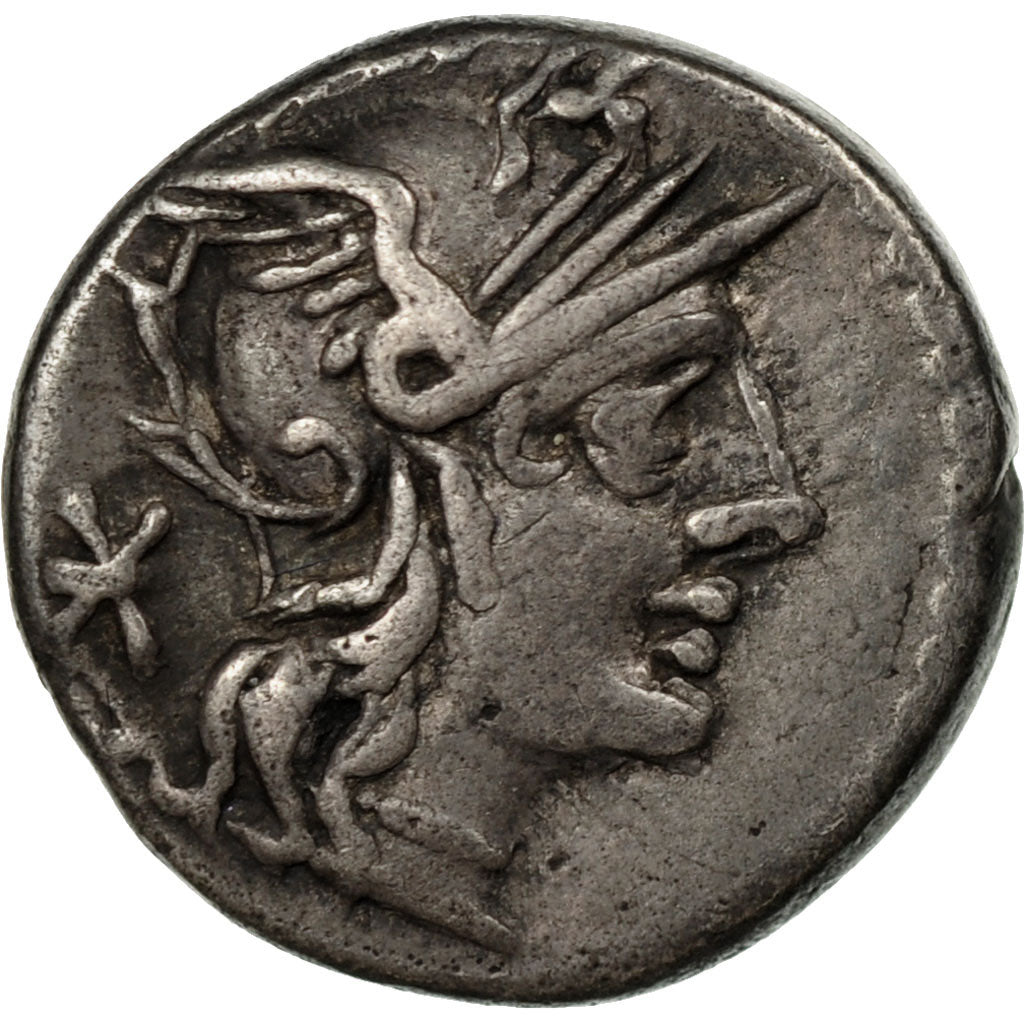 Fabia, Denarius, 126 BC, Rome, Silver, EF(40-45), Crawford:268/1a