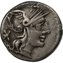 Fabia, Denarius, 126 BC, Rome, Silver, EF(40-45), Crawford:268/1a