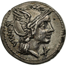 Coin, Flaminia, Denarius, Rome, Fourrée, AU(55-58), Silver, Crawford:302/1