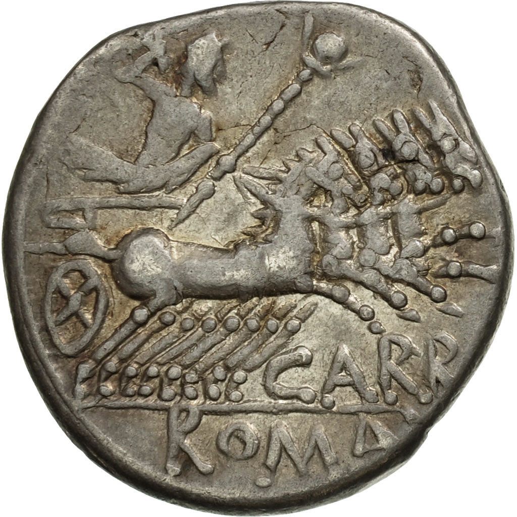 Papiria, Denarius, 121 BC, Rome, Silver, EF(40-45), Crawford:279/1