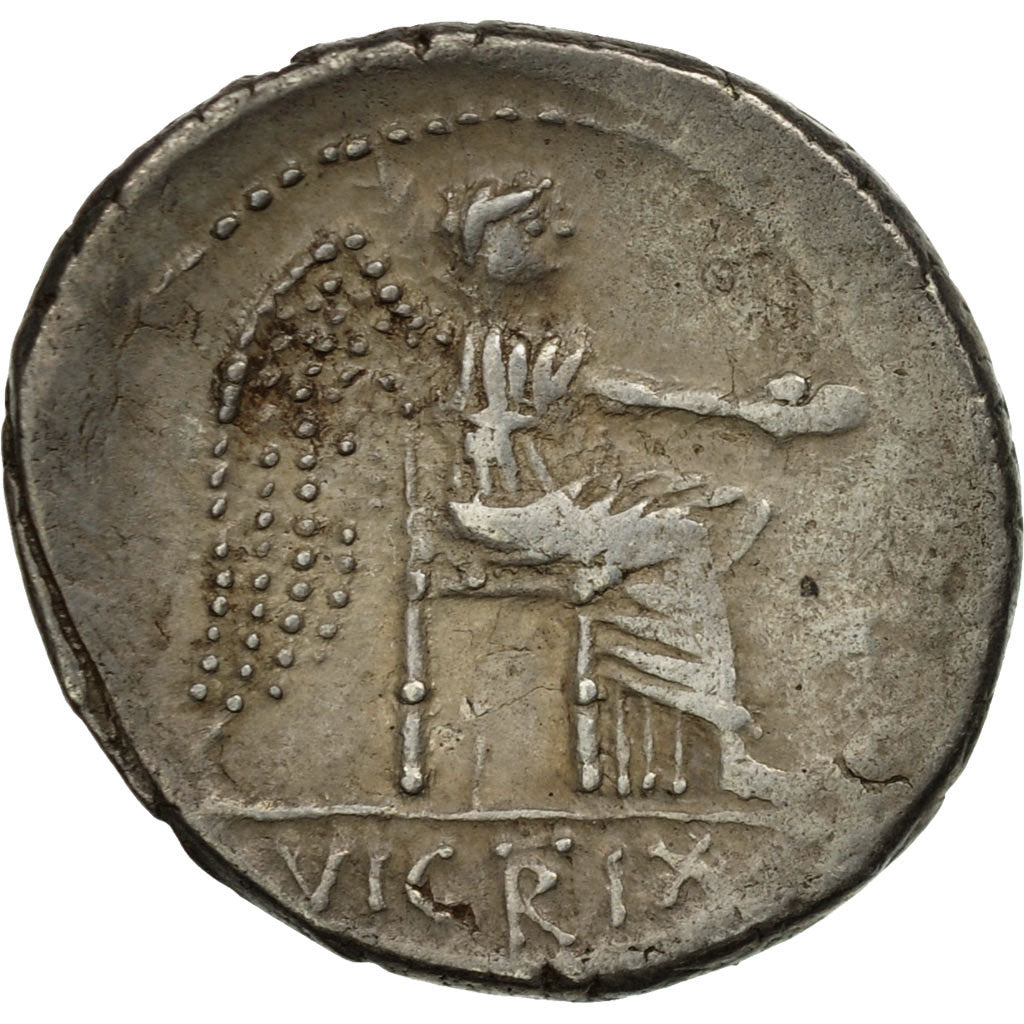 Coin, Porcia, Denarius, Rome, EF(40-45), Silver, Crawford:462/1a