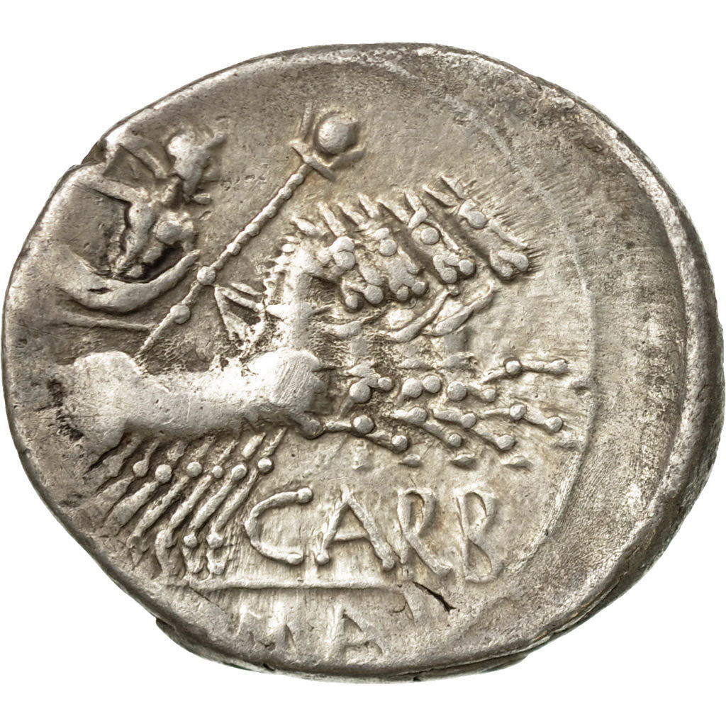 Coin, Papiria, Denarius, Rome, EF(40-45), Silver, Crawford:276/1