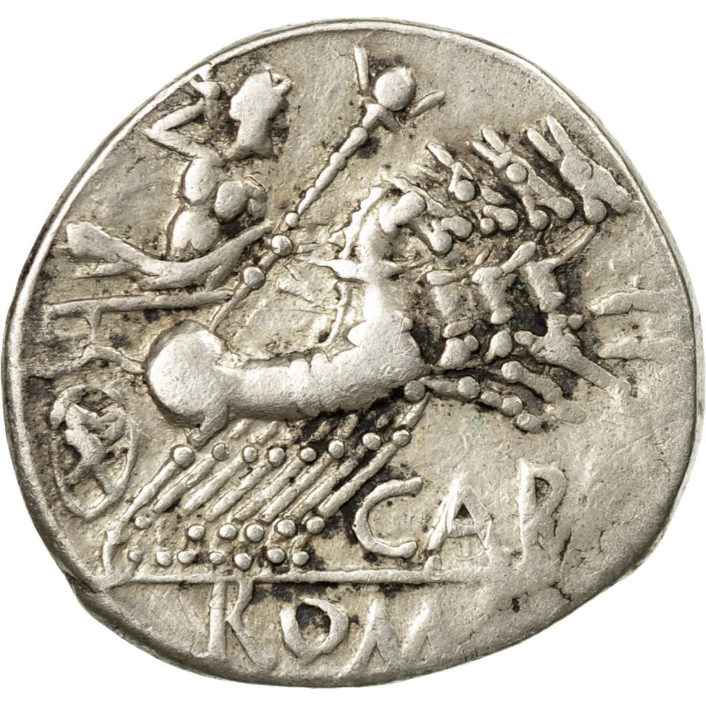Coin, Papiria, Denarius, Rome, EF(40-45), Silver, Crawford:276/1