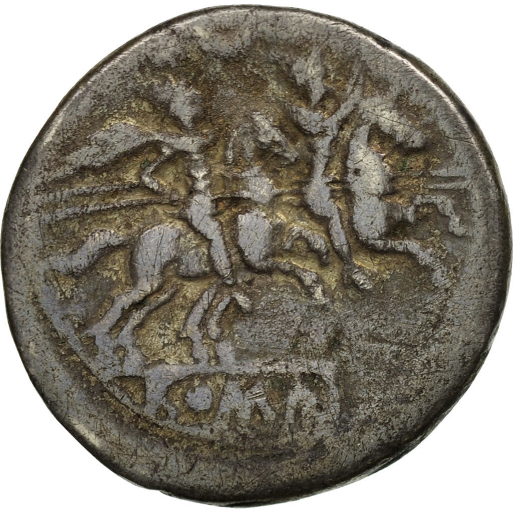 Coin, Anonymous, Denarius, Rome, VF(20-25), Silver, Crawford:44/5
