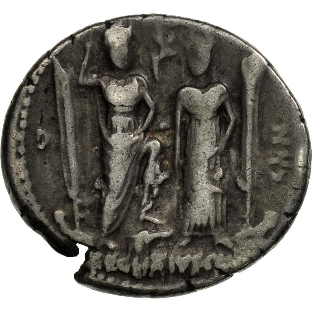 Coin, Egnatia, Denarius, Rome, EF(40-45), Silver, Crawford:391/3