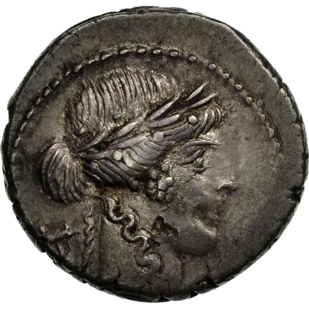 Claudia, Denarius, 42 BC, Rome, Silver, AU(55-58), Crawford:494/23