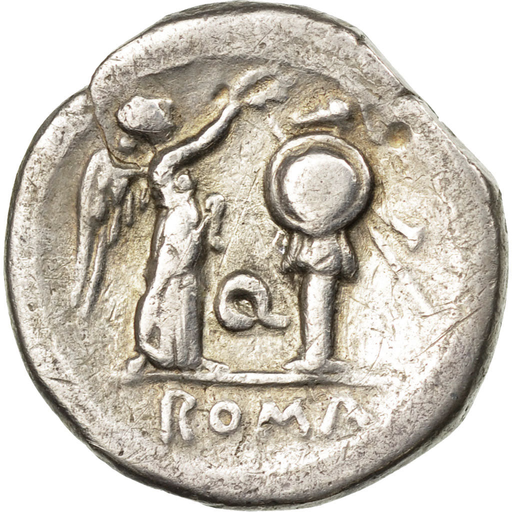 Coin, Anonymous, Victoriatus, Apulia, EF(40-45), Silver, Crawford:102/1