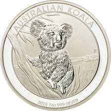 Coin, Australia, Australian Koala, Dollar, 2015, MS(65-70), Silver