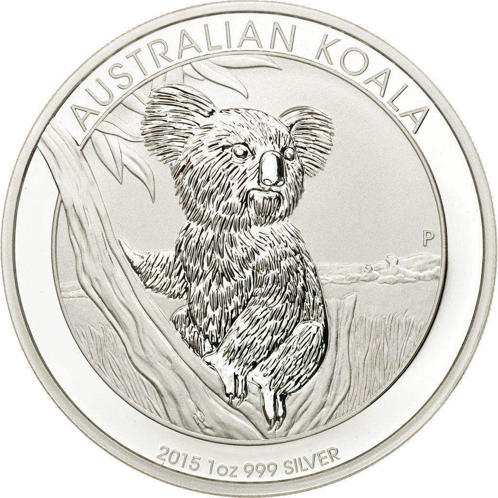 Coin, Australia, Australian Koala, Dollar, 2015, MS(65-70), Silver
