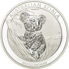 Coin, Australia, Australian Koala, Dollar, 2015, MS(65-70), Silver
