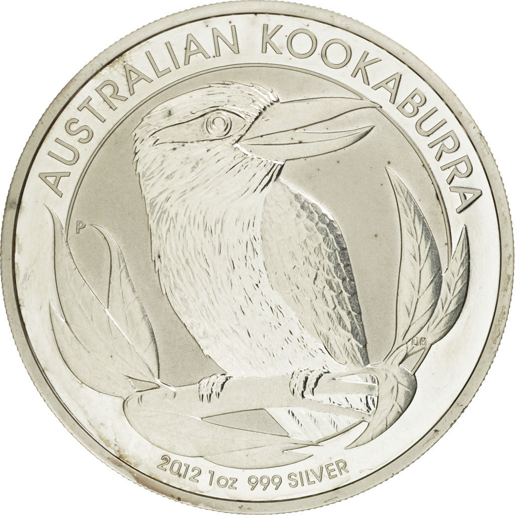 Coin, Australia, Australian Kookaburra, Dollar, 2012, MS(63), Silver, KM:1692