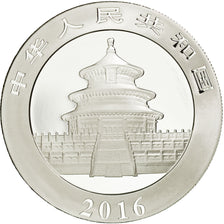 Coin, China, Panda, 10 Yüan, 2016, MS(65-70), Silver
