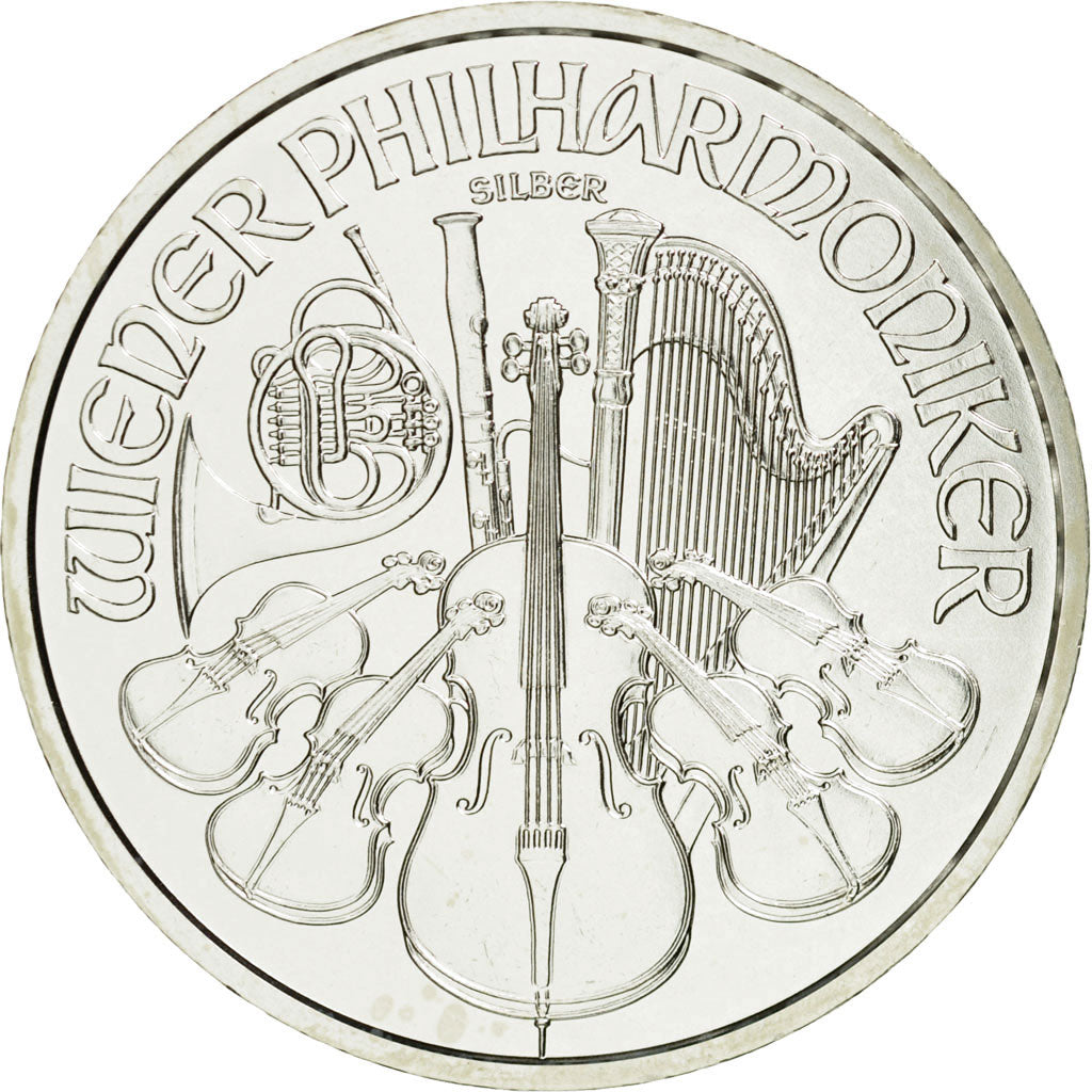 Coin, Austria, Philharmonic Orchestra, 1,5 Euro, 2015, MS(65-70), Silver