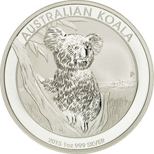 Coin, Australia, Australian Koala, Dollar, 2015, MS(65-70), Silver