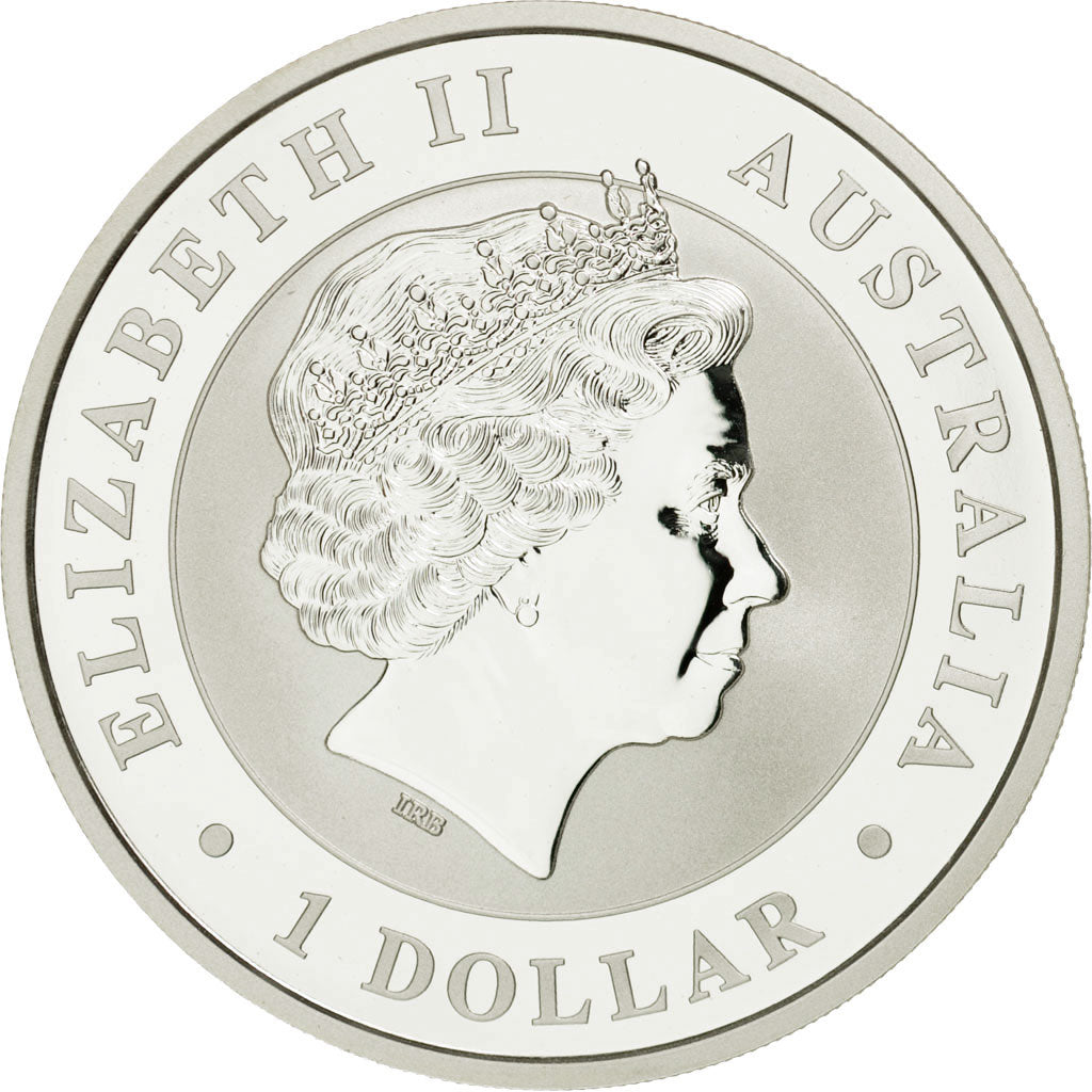 Coin, Australia, Australian Kookaburra, Dollar, 2016, MS(65-70), Silver