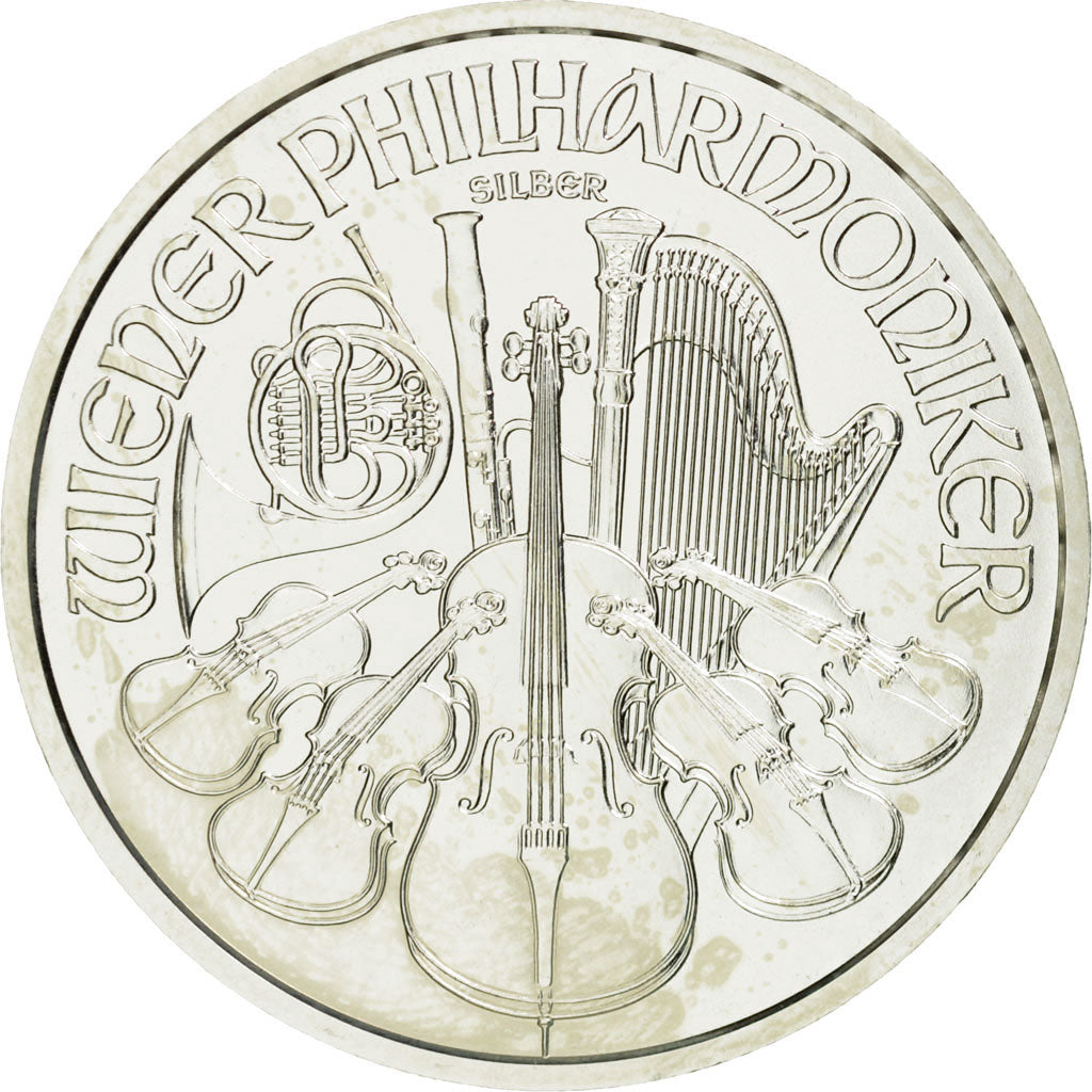 Coin, Austria, Philharmonic Orchestra, 1,5 Euro, 2015, MS(63), Silver